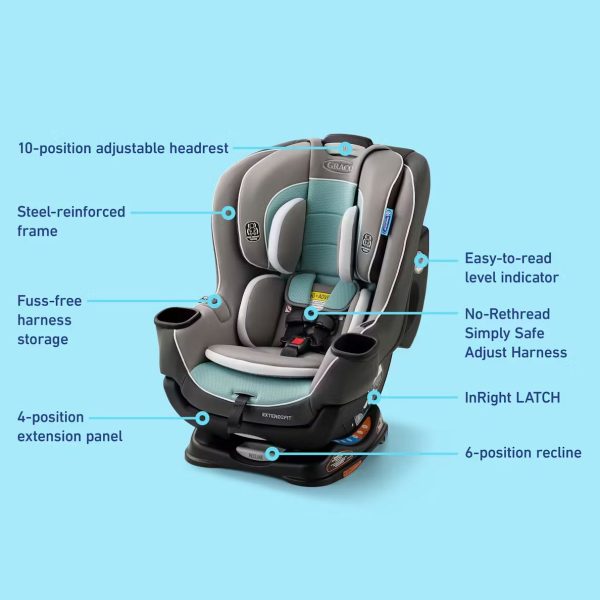 Extend2Fit® Convertible Car Seat