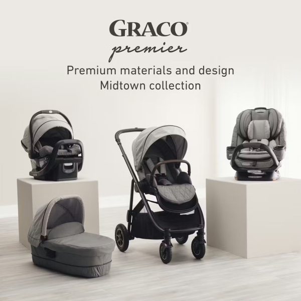 Graco® Premier 4Ever® DLX Extend2Fit® SnugLock® 4-in-1 Car Seat featuring Anti-Rebound Bar, Midtown™ Collection
