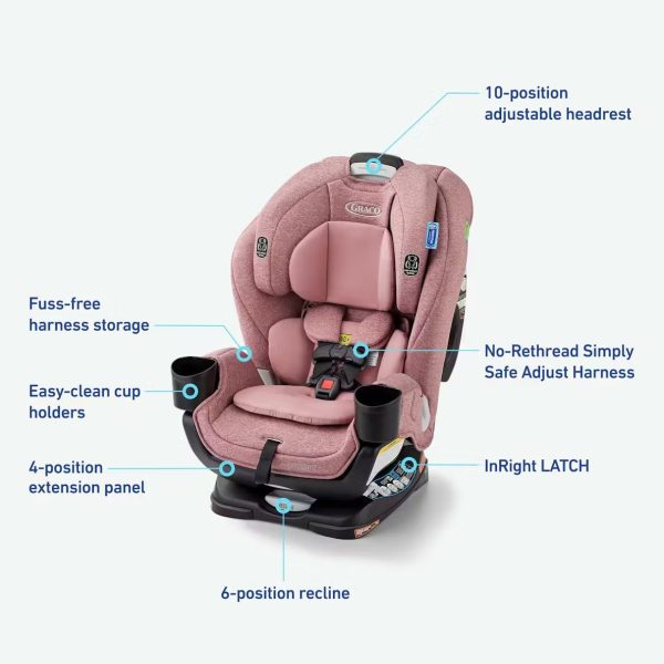 Extend2Fit® 3-in-1 Car Seat