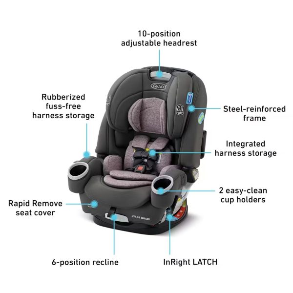 4Ever® DLX SnugLock® 4-in-1 Car Seat
